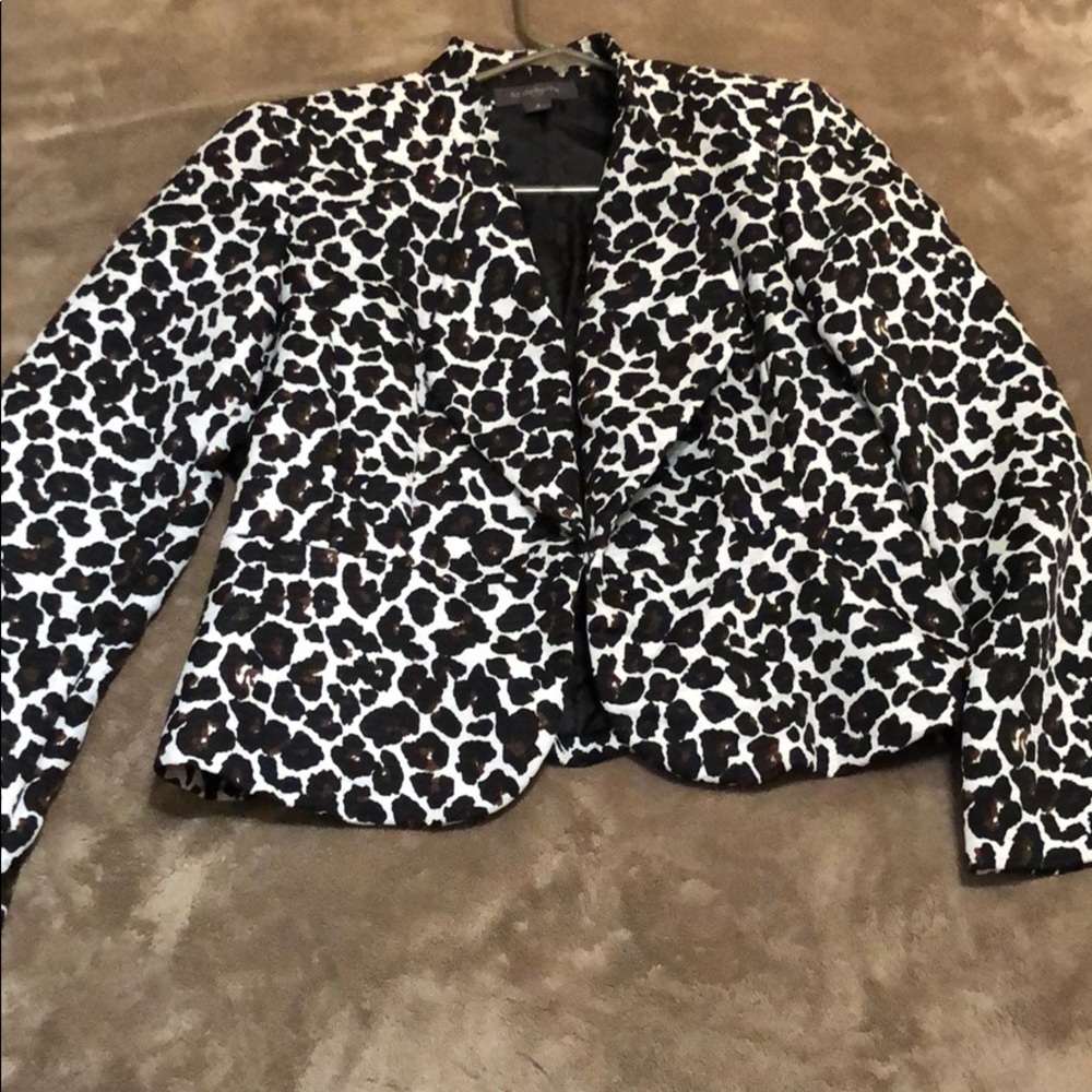 Liz Claiborne animal print blazer